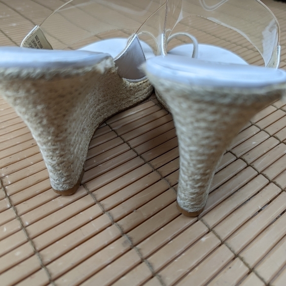 Michael Kors women's sz 6M platform espadrille toe loop sandals - Picture 4 of 10